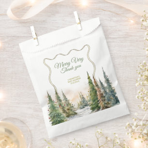 Merry Little Christmas Baby Shower Gift Tag Favour Bags