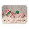 Merry Little Christmas Birth Announcement Photo