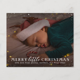 Merry Little Christmas Budget Holiday Photo Card