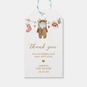 Merry Little Christmas Clothes Favour Tags