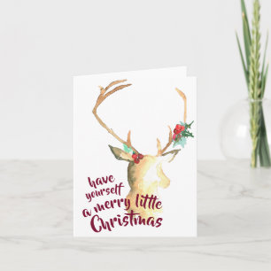 Merry Little Christmas Greeting Card