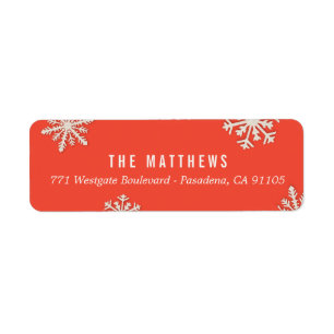 Merry Little Christmas Holiday Address Labels