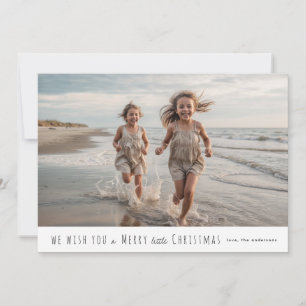 Merry little Christmas Holiday Card