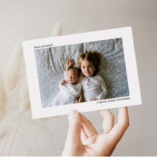 Merry Little Christmas Holiday Card