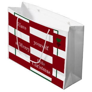 "Merry Little Christmas" Large Glossy Gift Bag