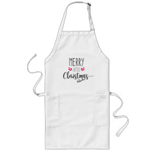 Merry Little Christmas Long Apron