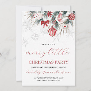 Merry Little Christmas Party Invitation