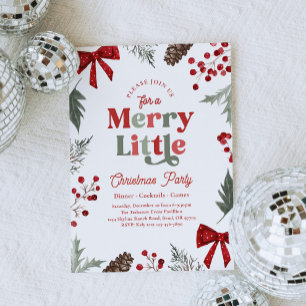 Merry Little Christmas Party Invitation