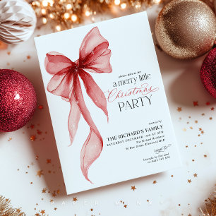 Merry Little Christmas Party  Invitation