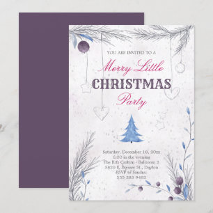 Merry Little Christmas Party Invitation