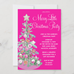 Merry Little Christmas Party invitation