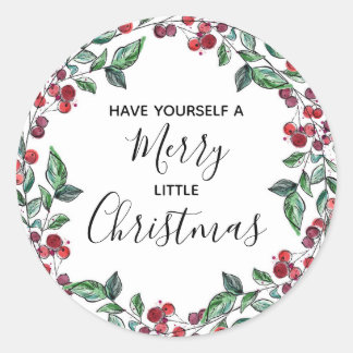 Merry little Christmas Sticker