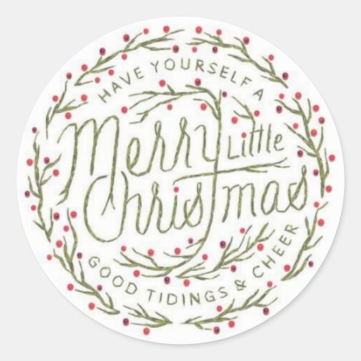 Image of Merry Little Christmas Stickers