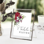 Merry Little Wedding Table Number<br><div class="desc">Check out the Zazzle Shop for more matching items!</div>