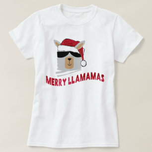 Merry Llamamas: Custom Christmas Llama Tee