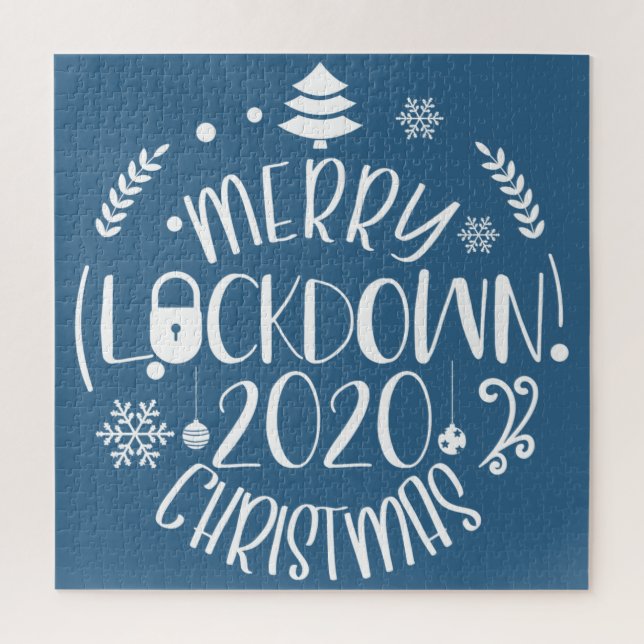 Merry lockdown Christmas 2020 Jigsaw Puzzle (Vertical)