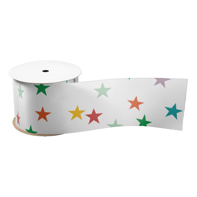 MERRY LOVE JOY | COLORFUL CHRISTMAS SATIN RIBBON (Spool)