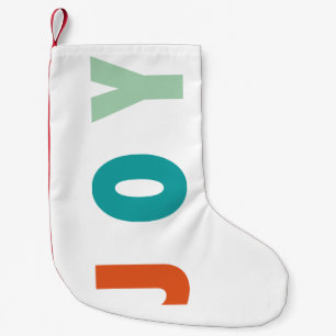 MERRY LOVE JOY   COLORFUL CHRISTMAS SMALL CHRISTMAS STOCKING