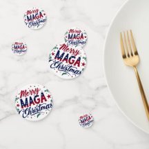 Merry Maga Christmas Table Confetti