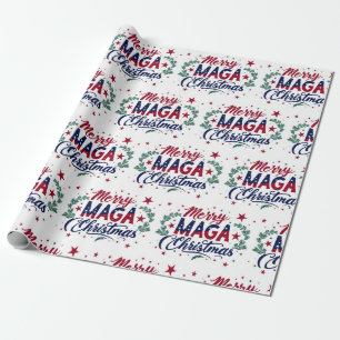 Merry Maga Christmas Wrapping Paper