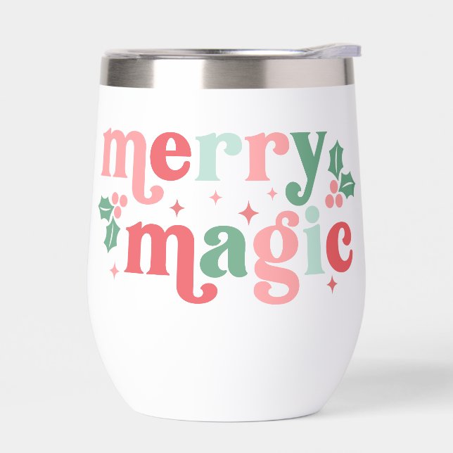 Merry Magic - Colourful Holiday Typography (Left)