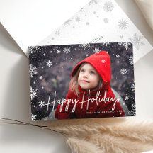 Merry Magic | Snowflake Overlay Photo