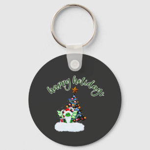 Merry & Magical Christmas with a Dragon Twist Key Ring