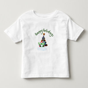 Merry & Magical Christmas with a Dragon Twist Toddler T-Shirt