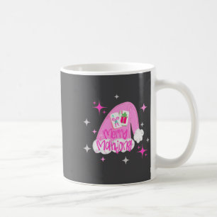 Merry Mahjong Christmas Santa Hat Xmas Chinoiserie Coffee Mug