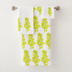 "Merry Maples' on a Bathroom Towel Set (II)