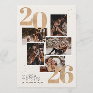 Merry Married Gold Foil Card
