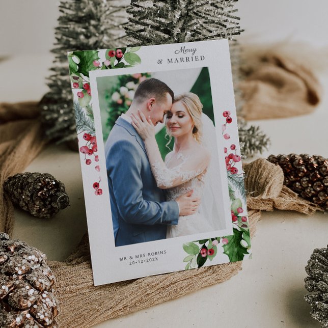 MERRY & MARRIED | wedding announcement  (Creator Uploaded)