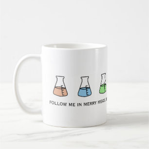 Merry Measure Chemistry Science Erlenmeyer Holiday Coffee Mug