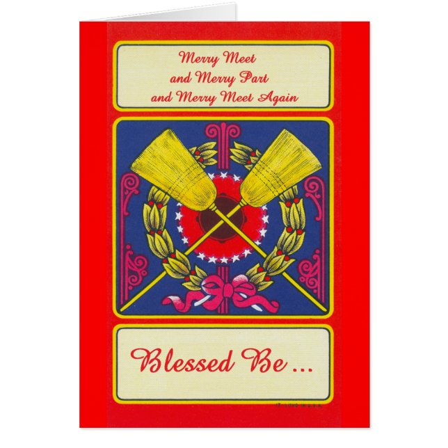 'Merry Meet - Blessed Be' (Front)