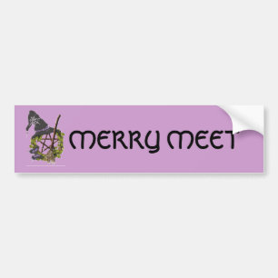 Merry Meet Bumpersticker Bumper Sticker