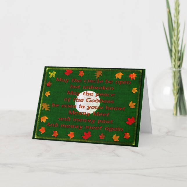 Merry Meet Holiday Card (Front)