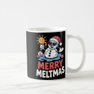 Merry Meltmas Snowman Xmas In July Coffee Mug