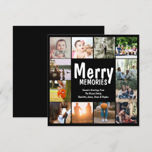 Merry Memories 12 Photo Template Christmas