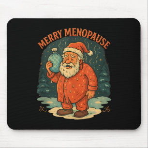 Merry Menopause Funny Santa Meme Tank Top Mouse Mat