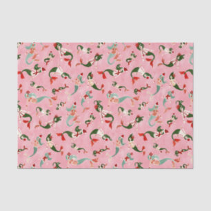 MERRY MERMAIDS PINK TISSUE PAPER