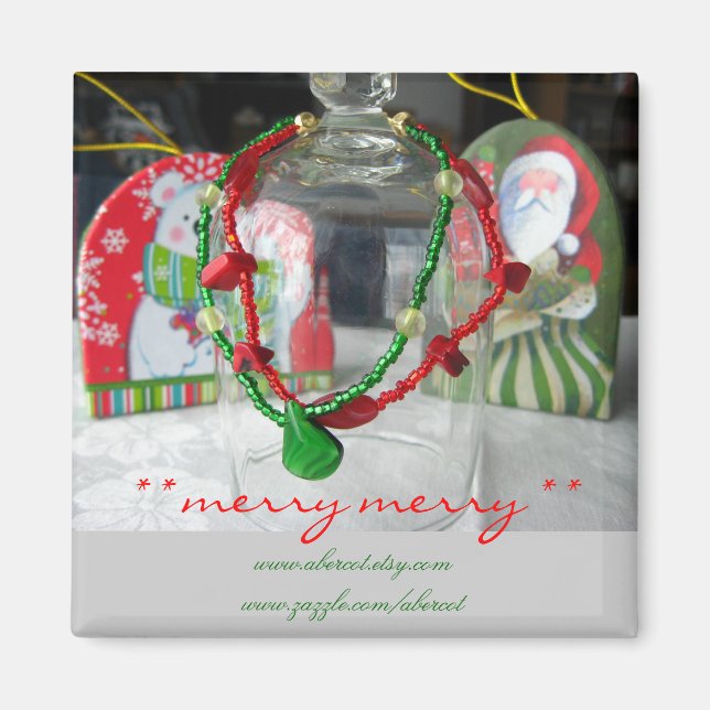 Merry Merry Christmas Magnet (Front)