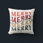 Merry Merry Christmas Matching Family Cushion<br><div class="desc">Merry Merry Christmas

This design is part of a matching family Christmas set that is perfect for matching family outfits,  matching pyjamas,  and Christmas Card photos! Please check out my store for other products with the same design.</div>