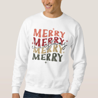 Merry Merry Christmas Matching Family Sweatshirt