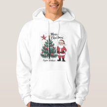 Merry Merry Christmas Santa Hoodie – Festive Holid