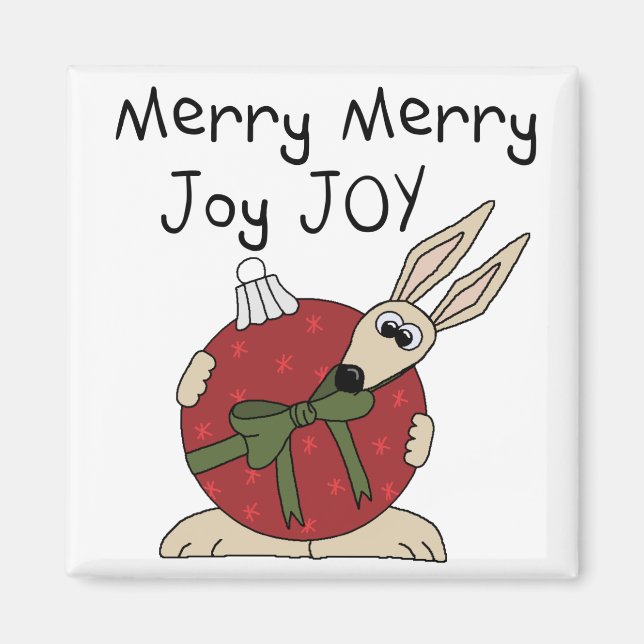 Merry Merry Joy Joy Tshirts and Gifts Magnet (Front)