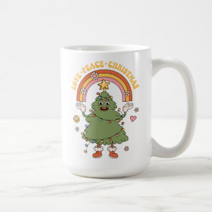 Merry Merry Merry Christmas - Be Groovy and Bright Coffee Mug