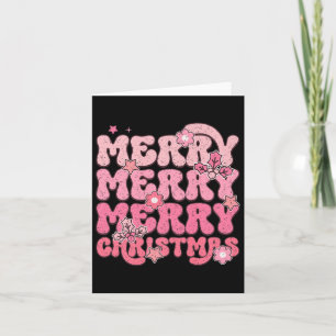 Merry Merry Merry Christmas Festivity Card