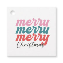 merry merry merry christmas multicolored font