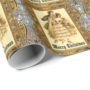 Merry Merry Victorian Christmas Wrapping Paper