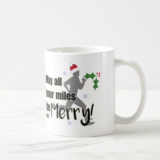 Merry Miles 2.0 Holiday Runner's Coffee Cup (Right)